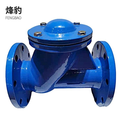 DIN3202 F6の下水道行300mm PN10 Yのこし器のための延性がある鉄の逆止弁