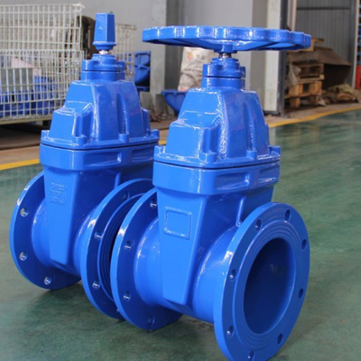 Dn150 Pn16 Ggg50は延性がある鉄の水門弁6インチ水門弁のフランジを付けたようになった