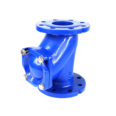 QT450 DN80のボール逆止め弁はタイプ鋳鉄DN150 PN16の伸縮性があるゴム フランジを付けたようになる