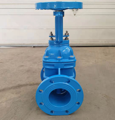 Qt450 Dn150 Pn16の上昇の茎の延性がある鉄の水門弁の通常の温度