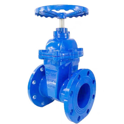 Qt450 Dn150 Pn16の上昇の茎の延性がある鉄の水門弁の通常の温度
